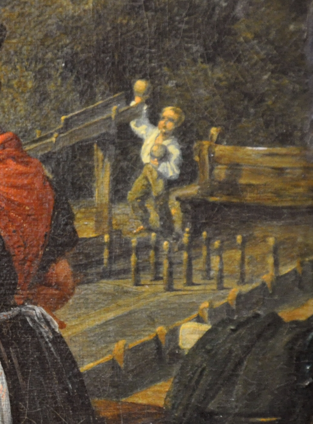 Il Bowling Club - Alte Nationalgalerie, Berlino, dettaglio
